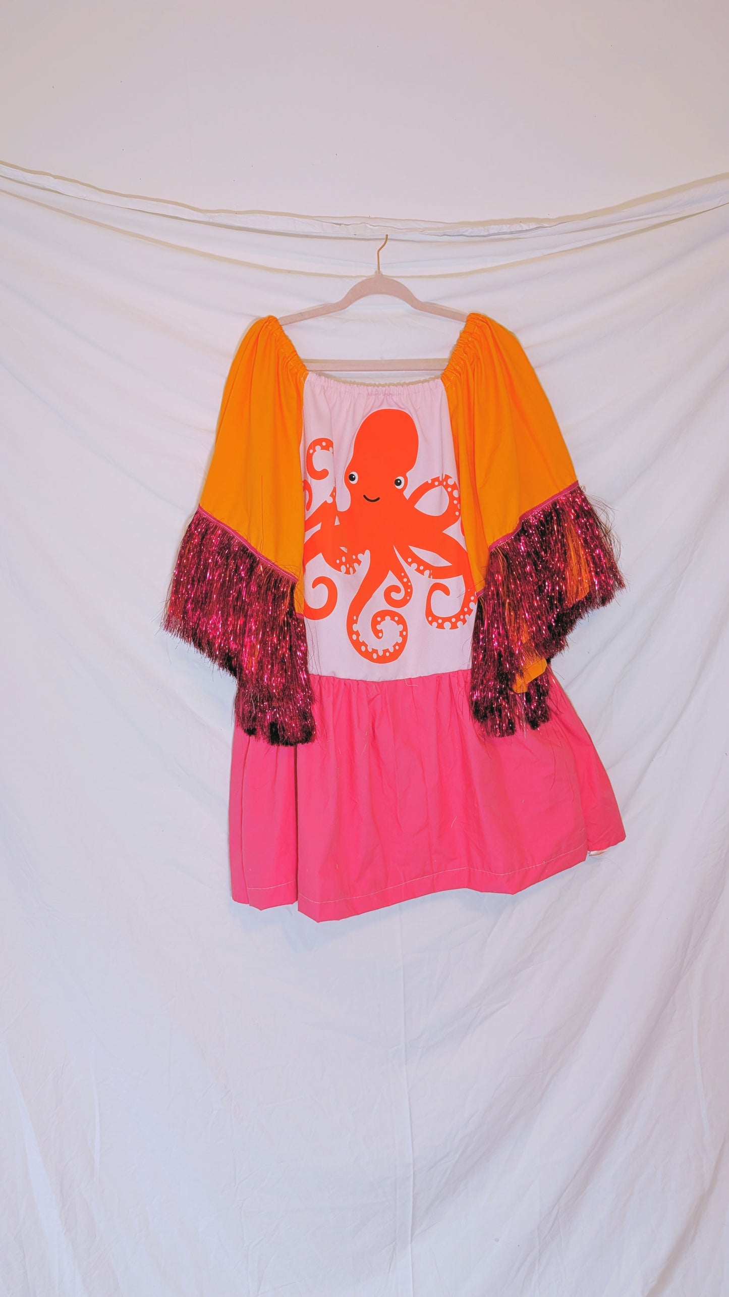 Handmade vintage textile dress size M/L