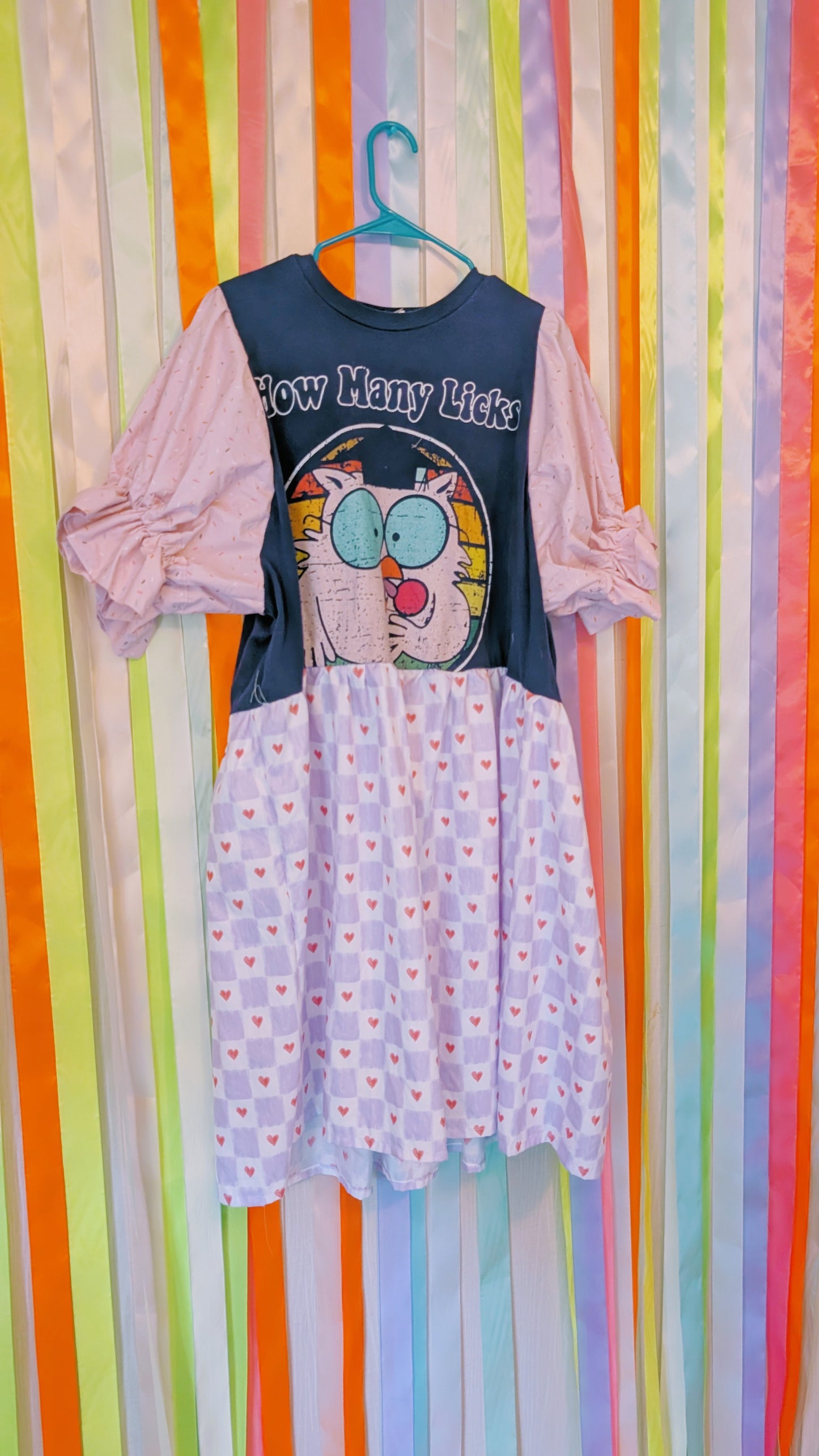 Tootsie pops OOAK shirt dress Lg