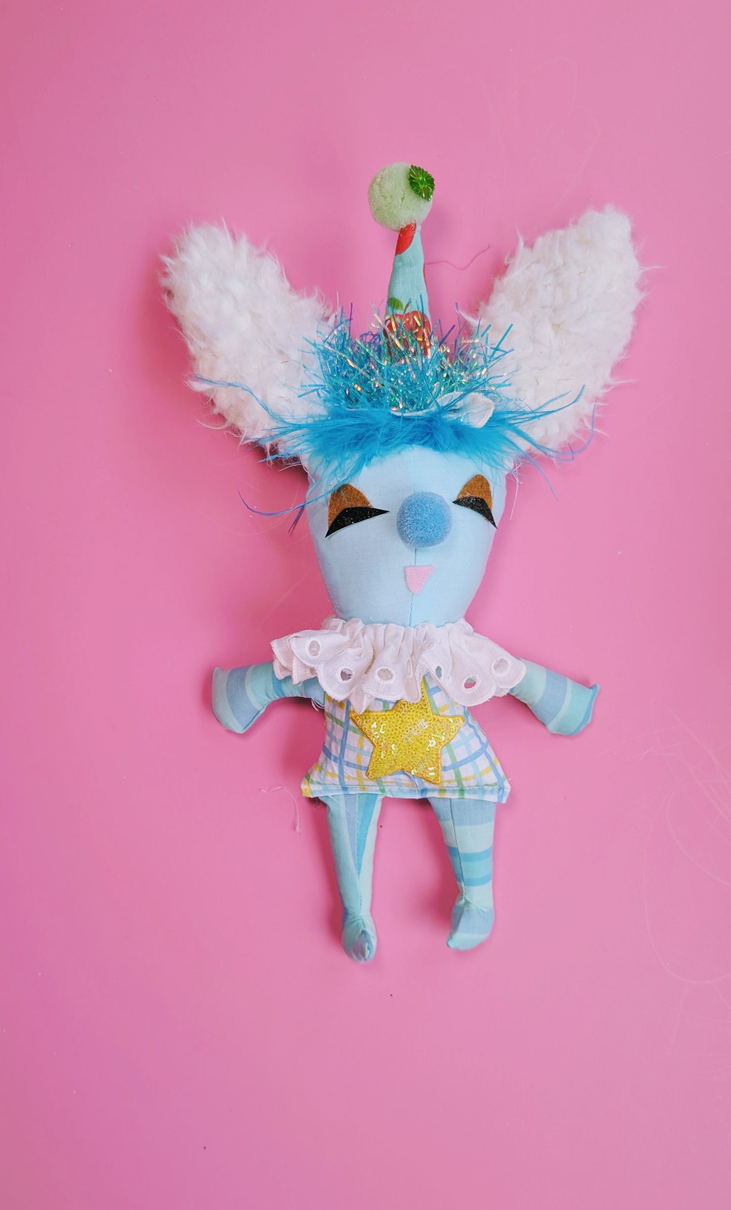 OOAK Blue Berry the bunny doll