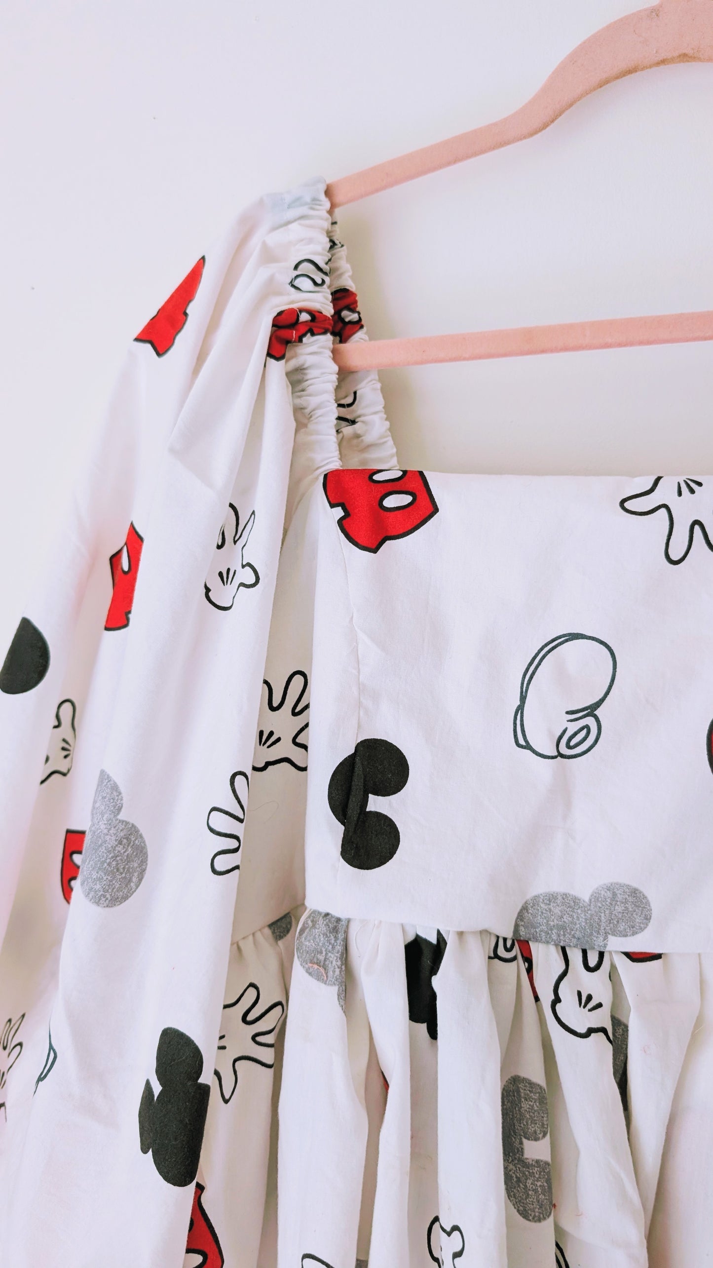 OOAK Handmade vintage textile dress size L/XL